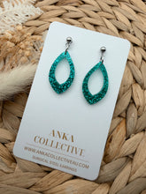 Load image into Gallery viewer, Isla Dangle Glitter Earrings
