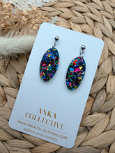 Load image into Gallery viewer, Riviera Dangle Glitter Earrings
