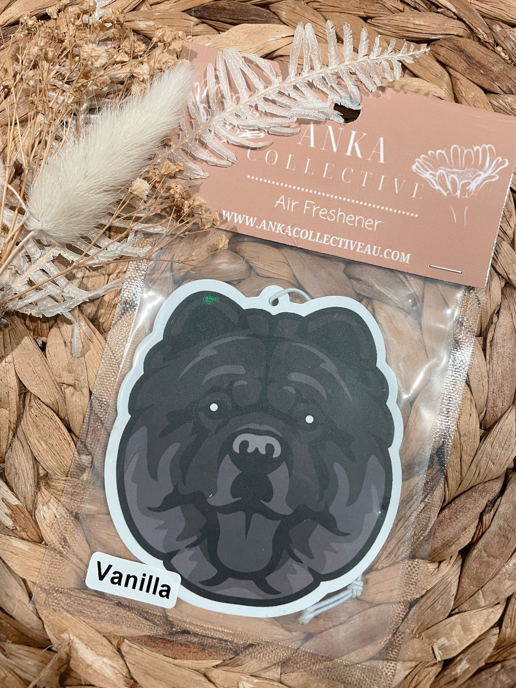 Chow Chow Black Air Freshener