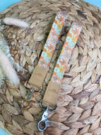 Autumn Floral Wristlet