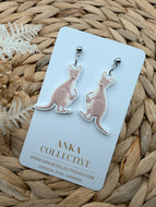 Kangaroo Dangle Earrings