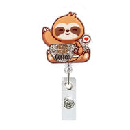 Sloth Need More Coffee Badge Reel