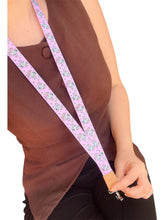Load image into Gallery viewer, Book Worm Fabric Lanyard
