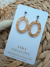 Load image into Gallery viewer, Ruby Dangle Glitter Earrings
