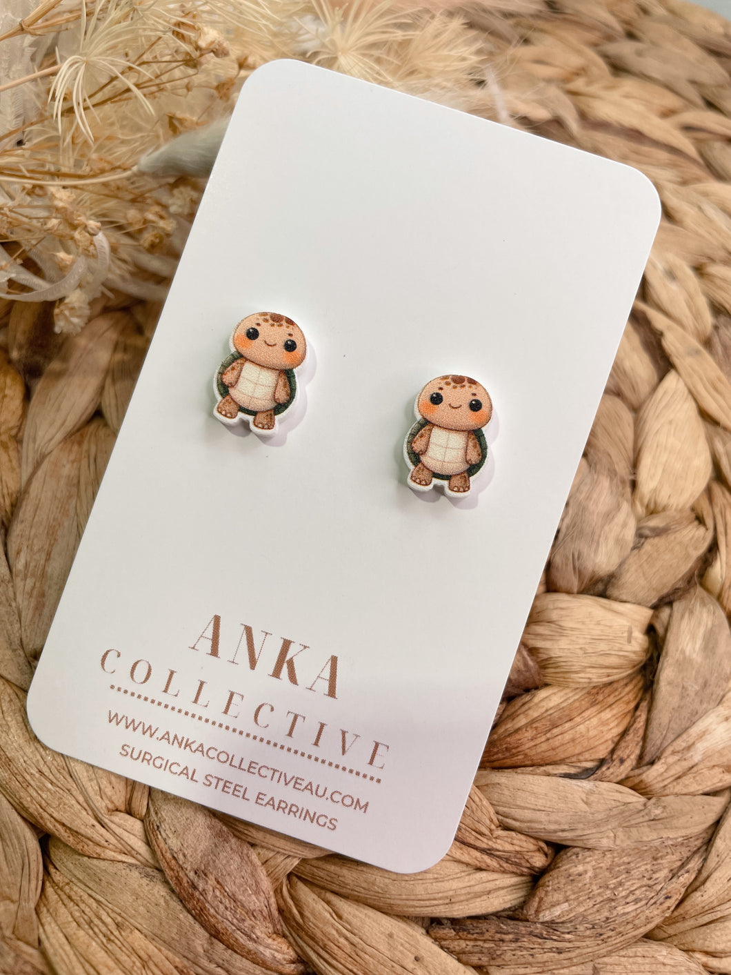 Turtle Stud Earrings