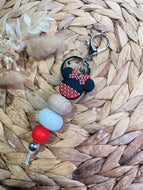 Red Mouse Ears Keychain