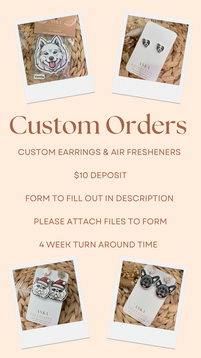 Custom Order Deposit & Form