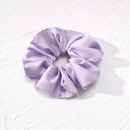 Reg Lavander Satin Scrunchie