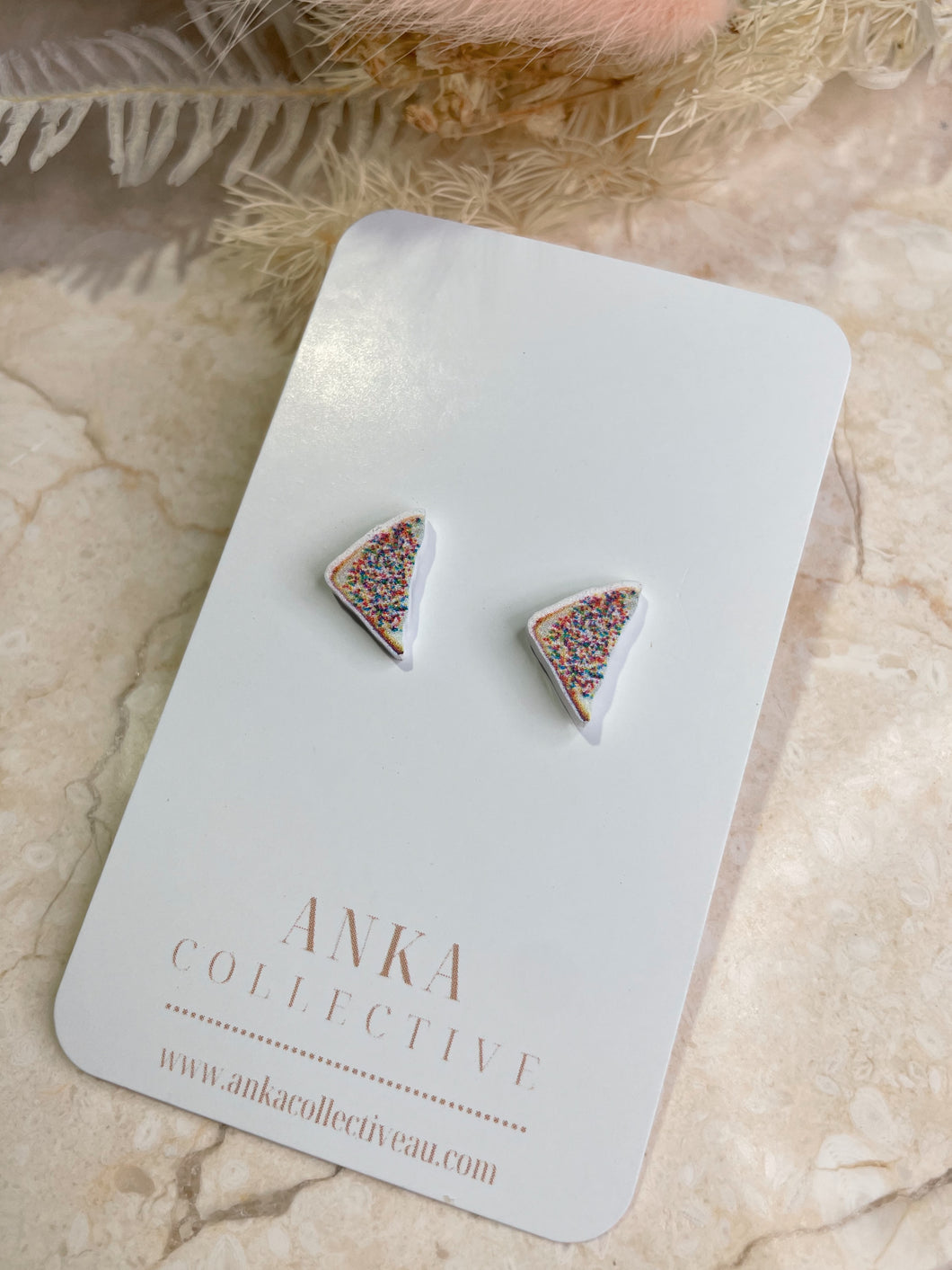 Fairy Bread Stud Earrings