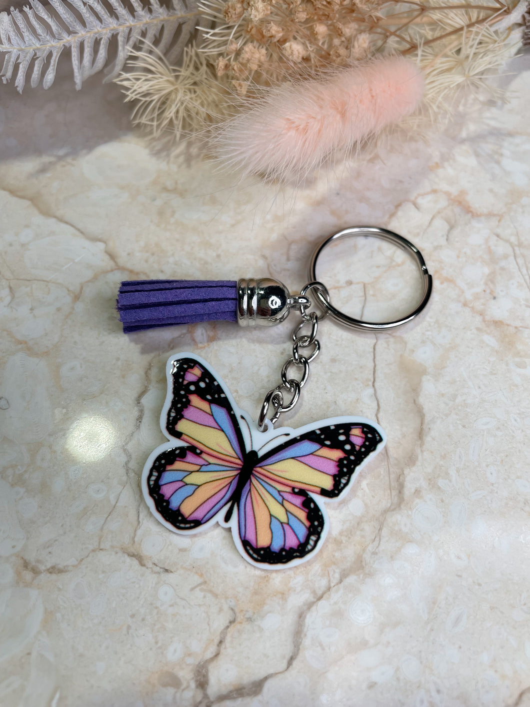 Butterfly Tassel Charm
