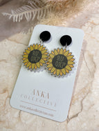 Are You ok? Sunflowers Dangle Earrings