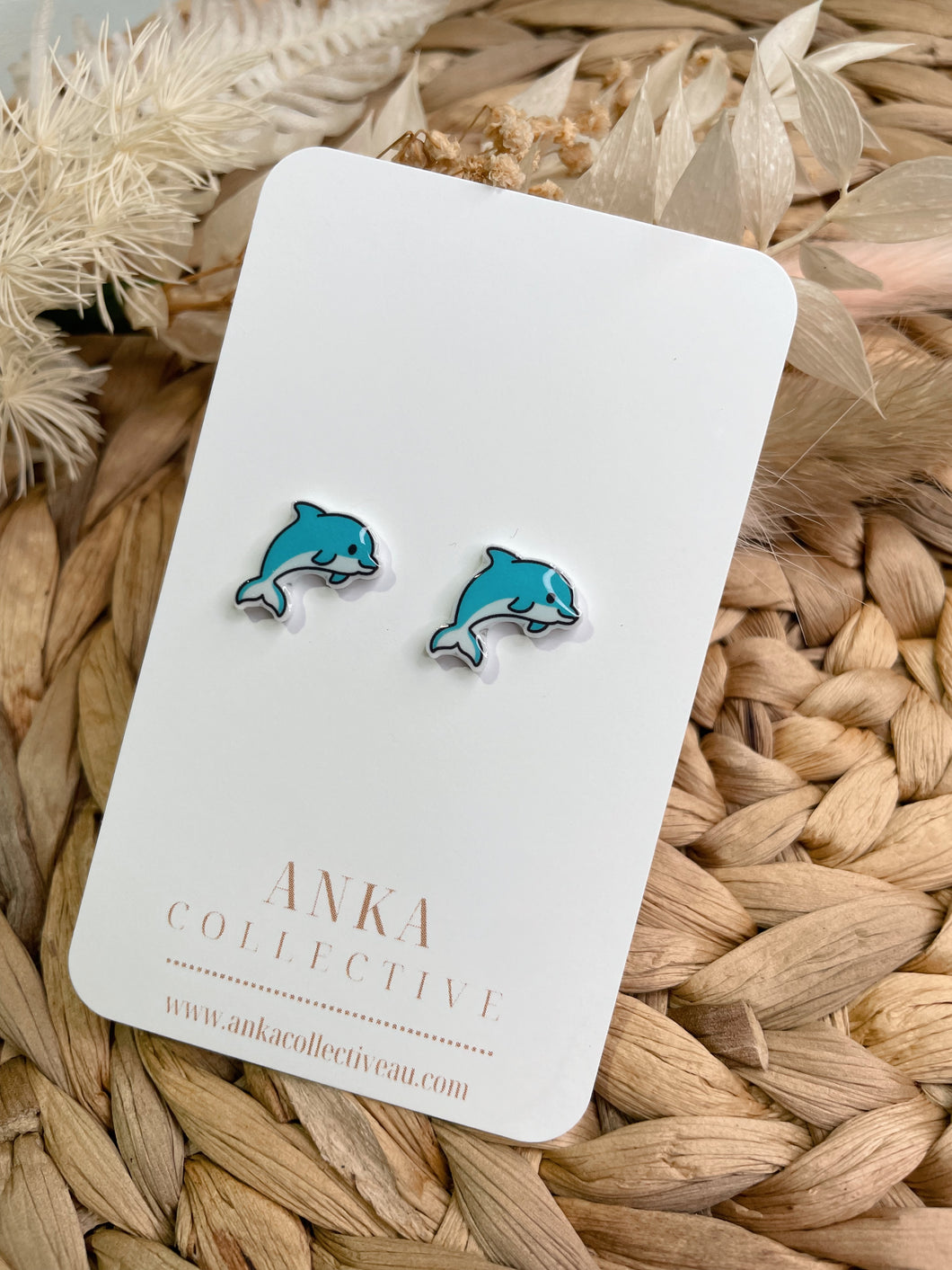 Dolphin Stud Earrings