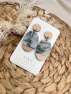 Moonlight Resin Wooden Dangles