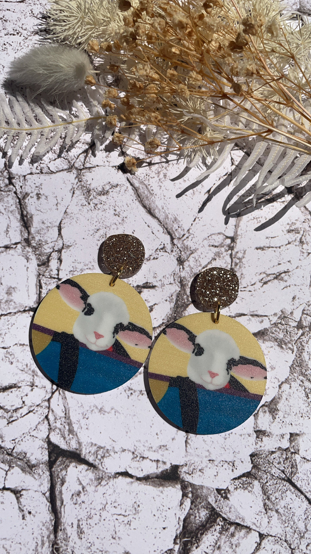 Gold Fiona Dangle Earrings