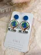 Be kind Dangle Earrings