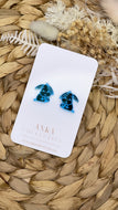 Blue Donkey Stud Earrings