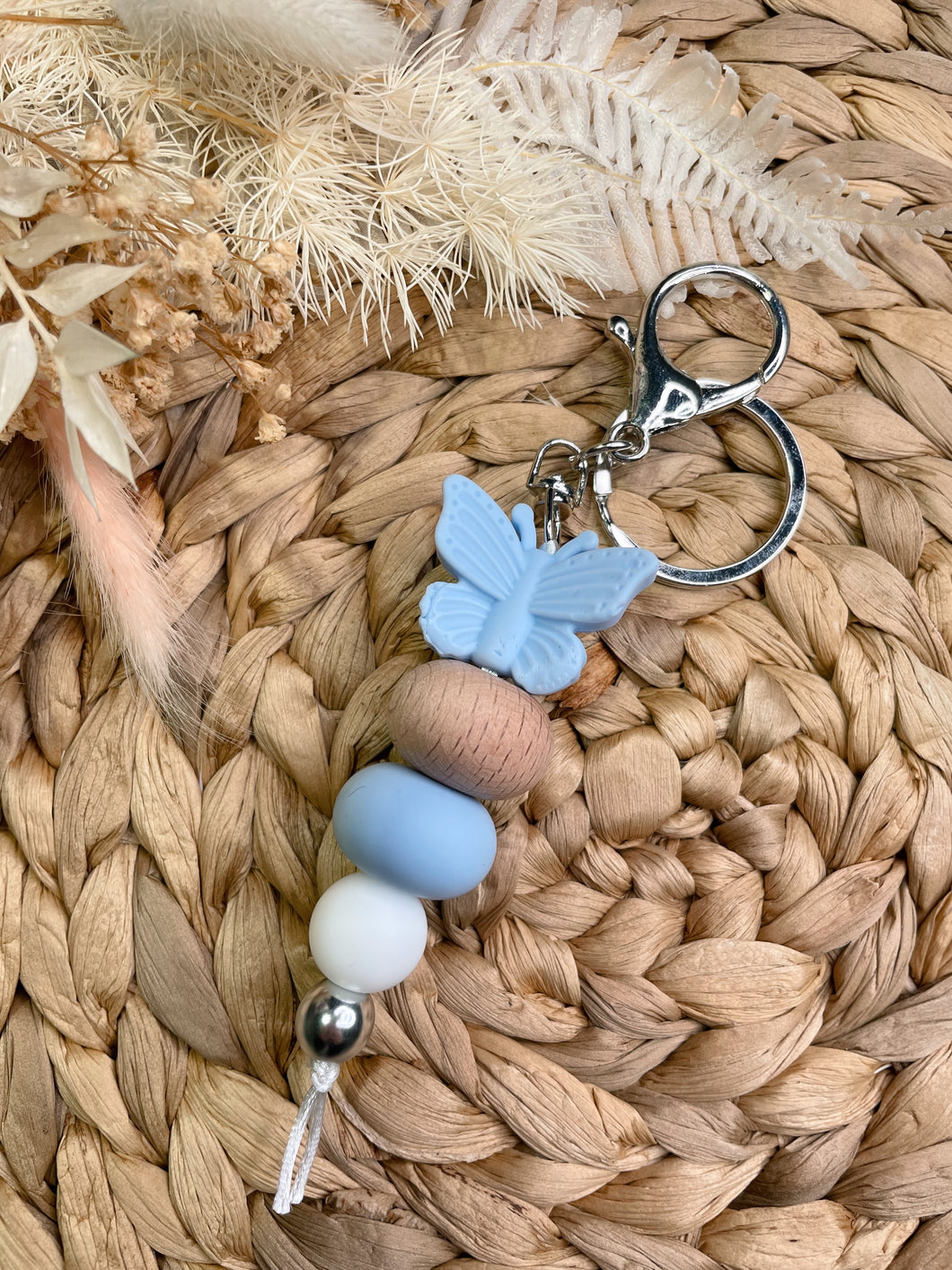 Blue Butterfly Keychain